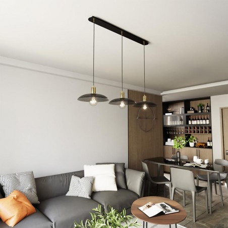 Ceiling lamp Cima Black (3 lights)