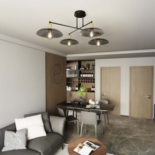 Ceiling lamp Cima Black (4 lights)