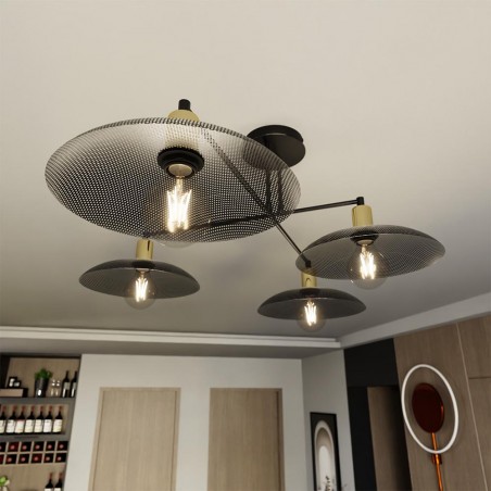 Ceiling lamp Cima Black (4 lights)