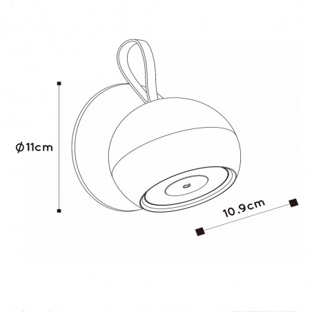 Portable Rechargeable LED Lamp Lunex (2W)