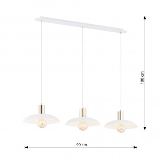 Ceiling lamp Cima White (3 lights)