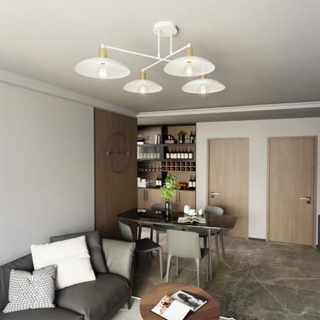 Ceiling lamp Cima White (4 lights)