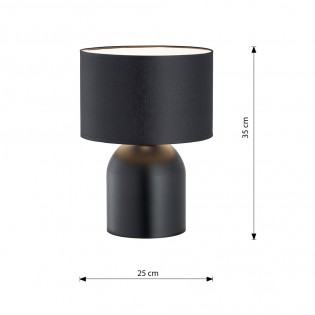 Table lamp Canda Black+White