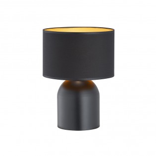 Lámpara de mesa Canda Negro+Oro