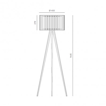 Tripod Floor Lamp Dira