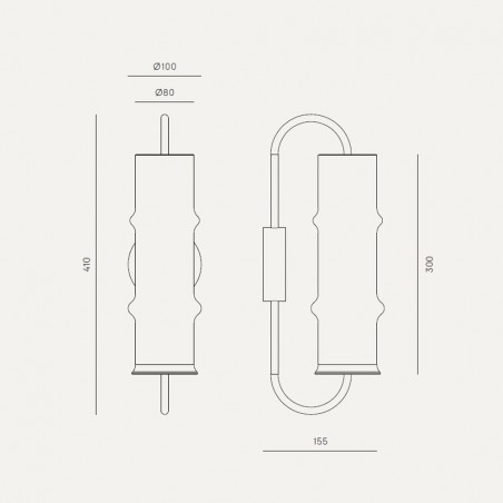 LED Wall Lamp Canna (12W)
