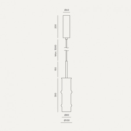LED Pendant Lamp Canna (9W)