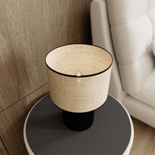 Lámpara de mesa Canda Ratán