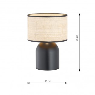 Lámpara de mesa Canda Ratán