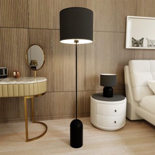 Floor lamp Canda Black+White