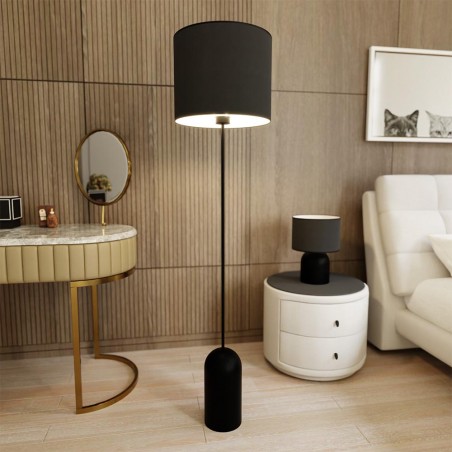 Floor lamp Canda Black+White