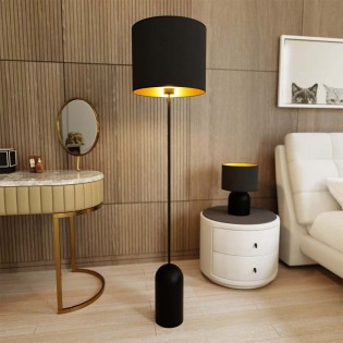 Floor lamp Canda Black+Gold