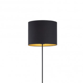Lámpara de pie Canda Negro+Oro