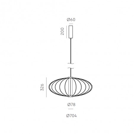 Lámpara de techo LED Pepo 70 (9W)