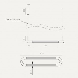 LED Pendant Lamp Iman (36W)