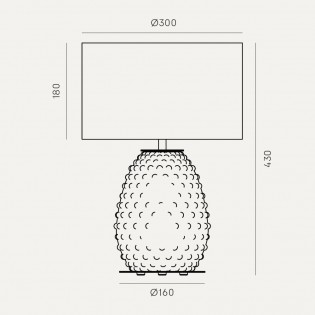 Table lamp Cactus Nude