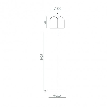 Lámpara de pie LED Oket (10W)