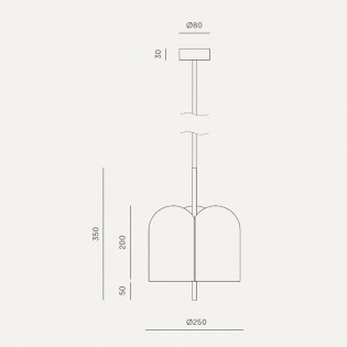 Lámpara de techo LED Oket (10W)