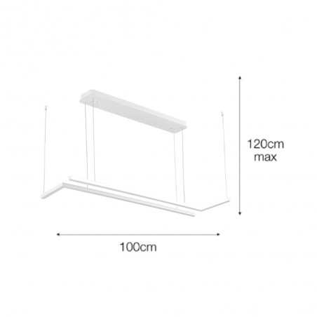 Lámpara de techo LED Brava (44W)