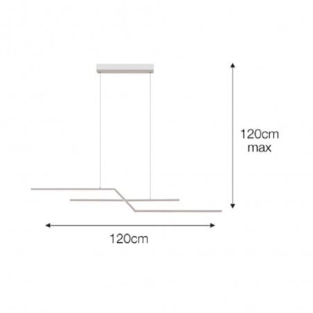 Ceiling lamp LED Chanson (44W)