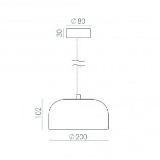 Lámpara colgante LED Ipon (10W)