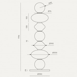 LED Floor Lamp Mapi II (30W)