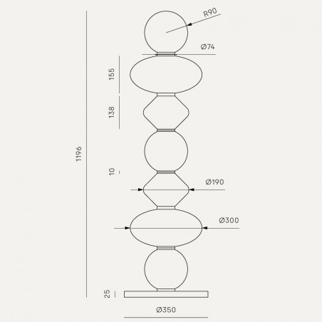 LED Floor Lamp Mapi II (30W)