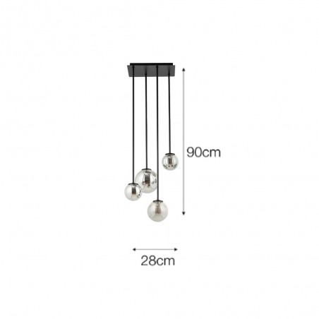 Ceiling lamp Julia (4 lights)