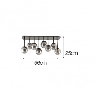 Ceiling lamp Julia II (8 lights)