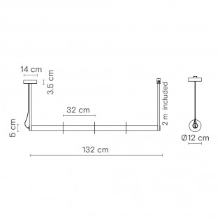 LED Pendant Lamp Roseline (25W)