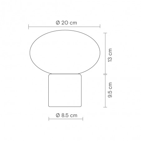 Table Lamp Remi Oval