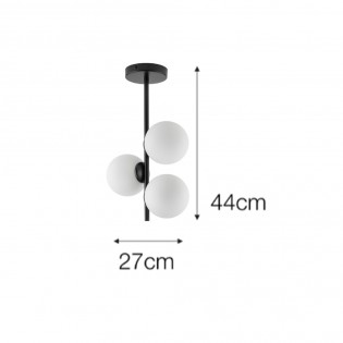 Flush light Carla (3 lights)