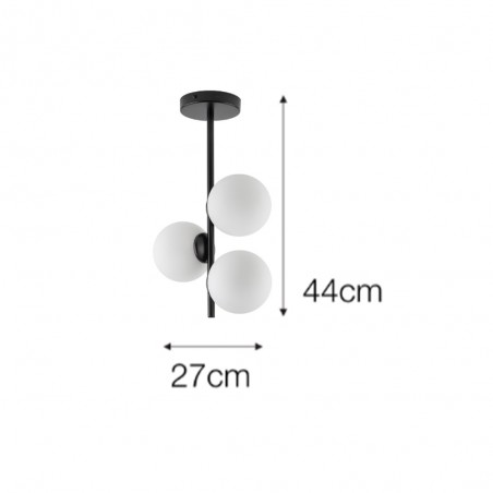 Flush light Carla (3 lights)