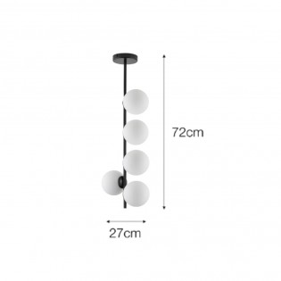 Flush light Carla (5 lights)