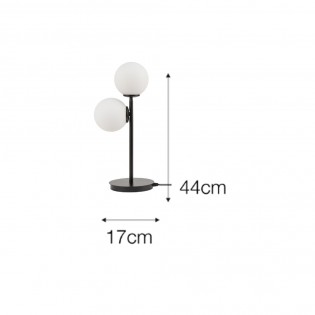 Table lamp Carla (2 lights)