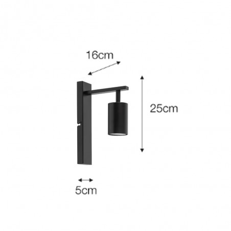 Aplique de pared Mopani