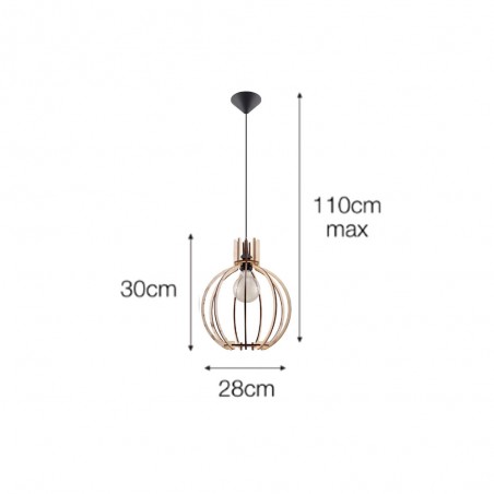 Pendant lamp Bosc