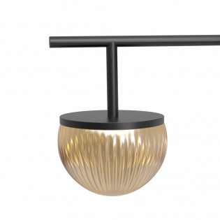 Wall lamp Roi Smoked