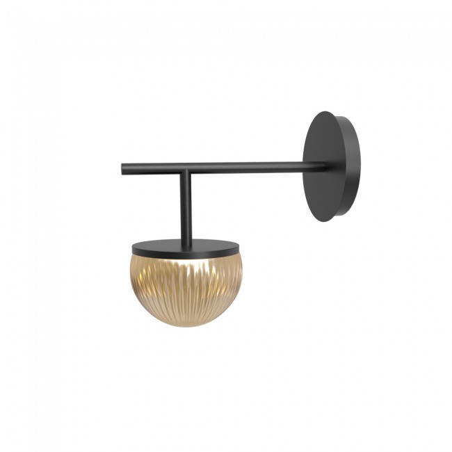 Wall lamp Roi Smoked
