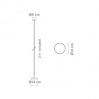 LED Pendant Lamp Rafaela Mono (11.80W)