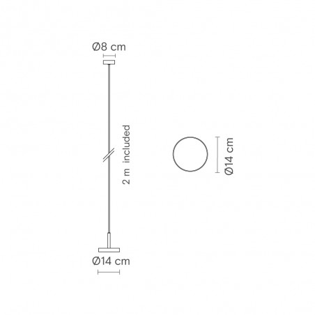 LED Pendant Lamp Rafaela Mono (11.80W)