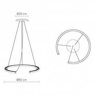 Lámpara de techo LED Roberta (40W)