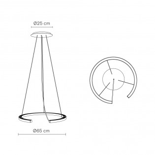 Lámpara de techo LED Roberta (30W)