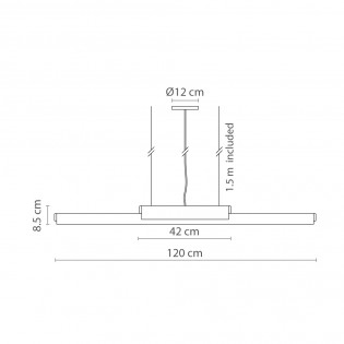 LED Pendant Lamp Rudi 2700K (32W)
