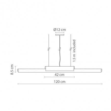LED Pendant Lamp Rudi 2700K (32W)