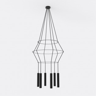 Chandelier Rose (6 lights)