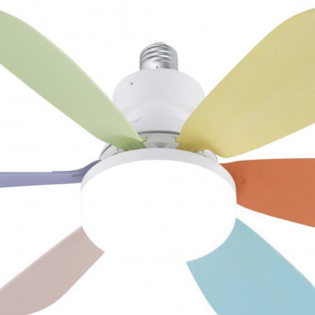 Ventilador de techo LED Nikiya E27 CCT (18W)