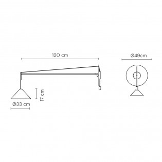 Aplique de pared Roma 120
