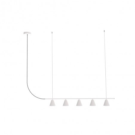 Lámpara colgante LED Rimini Linear (5x8.5W)