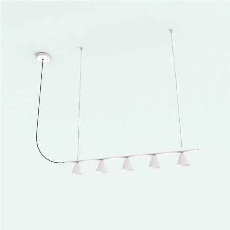 Lámpara colgante LED Rimini Linear (5x8.5W)